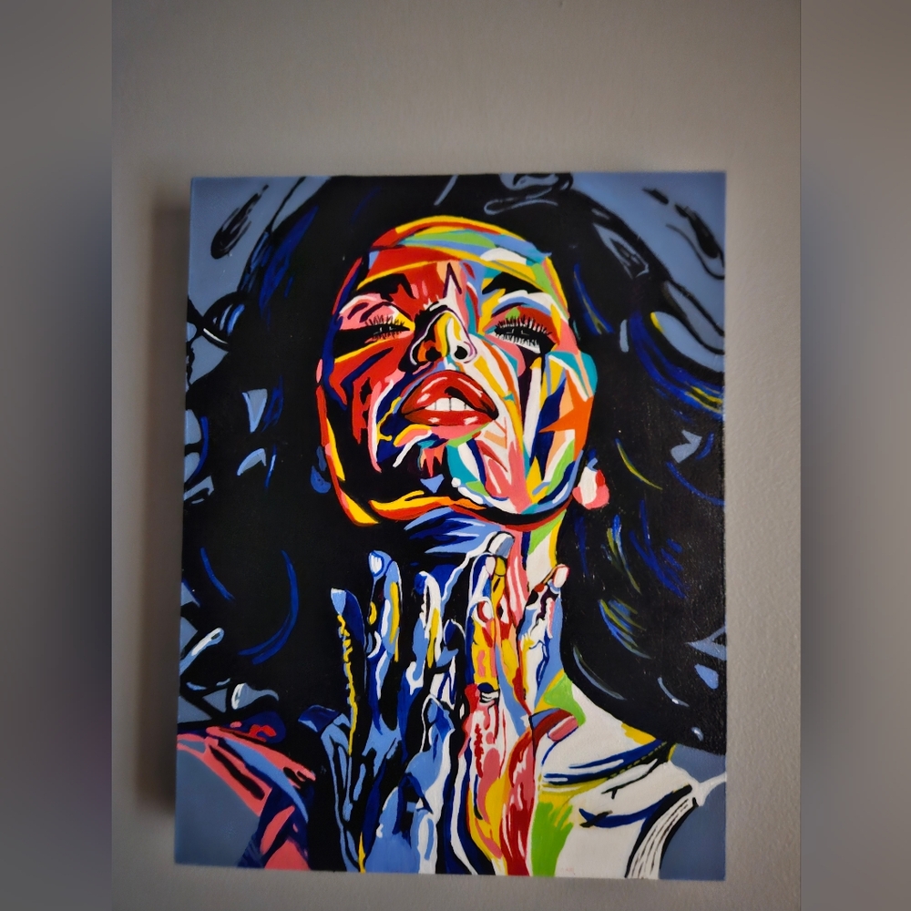 Acrylic painting